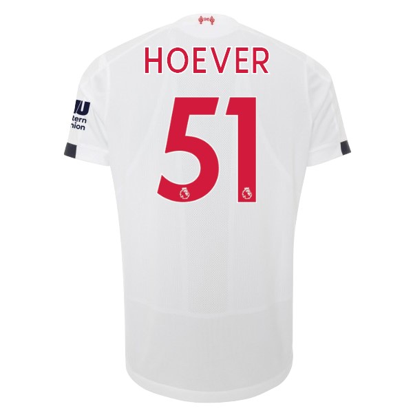 Camiseta Liverpool NO.51 Hoever Segunda equipo 2019-20 Blanco